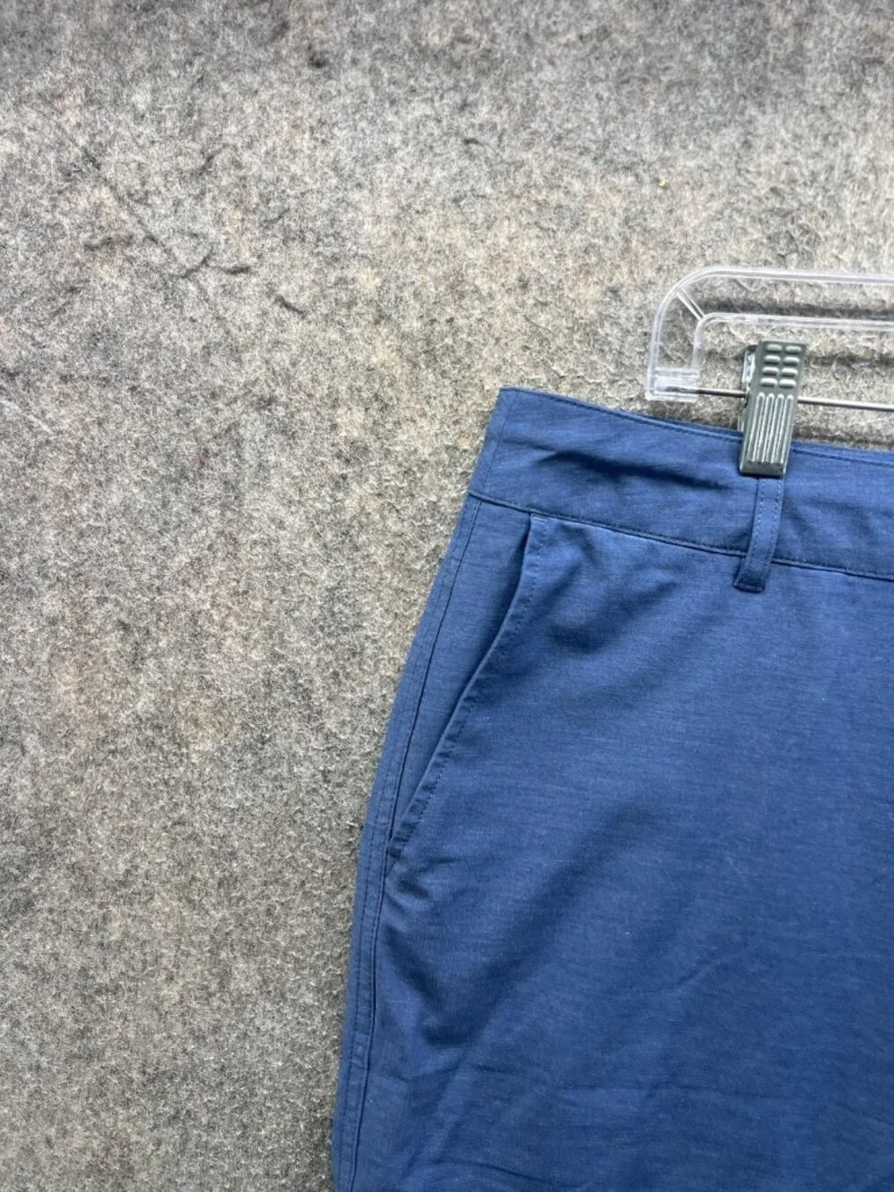Faherty ALLDAY SHORTS Shorts Mens 34 Blue Knit Chino Stretch 9 Inseam Summer